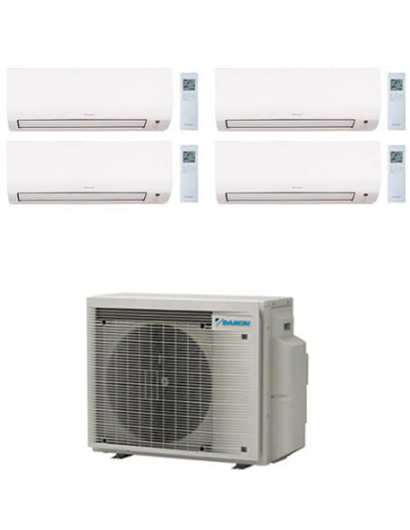 Climatizzatore GARANZIA ITALIA Daikin Comfora WIFI INCLUSO Quadri Split Inverter 7000 + 12000 + 12000 + 12000 BTU con U.E. 4M...