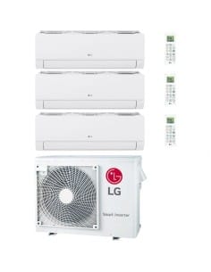 Climatizzatore Condizionatore LG Dualcool Libero Smart R32 Wifi Trial Split Dual Inverter 7000 + 7000 + 12000 BTU con U.E. MU... 2