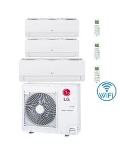 Climatizzatore Condizionatore LG Dualcool Libero Smart R32 Wifi Trial Split Dual Inverter 9000 + 9000 + 18000 BTU con U.E. MU...