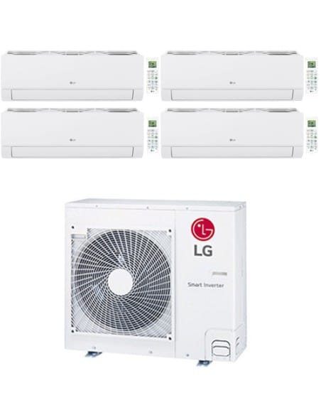 Climatizzatore Condizionatore LG Dualcool Libero Smart R32 Wifi Quadri Split Dual Inverter 9000 + 9000 + 12000 + 12000 BTU co...