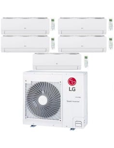 Climatizzatore Condizionatore LG Dualcool Libero Smart R32 Wifi Penta Split Dual Inverter 7000 + 7000 + 7000 + 7000 + 9000 BT... 2