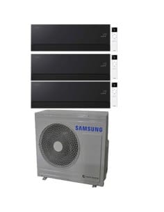 Climatizzatore Condizionatore Samsung WINDFREE PREMIÈRE PLUS Soapstone Charcoal Wifi Trial Split R32 Inverter 9000 + 12000 + ... 2