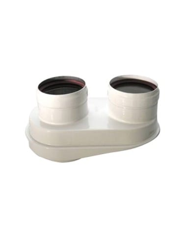 Adattatore sdoppiato Ø80/125 a Ø80/80 per caldaie Bosch 7738113529 - Climaway