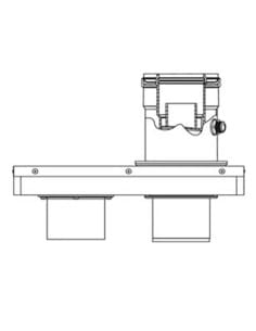 Adattatore scarico fumi da Ø80/125 mm a Ø60/100 mm per caldaia Rinnai Momiji cod. FOT-KS080-008 - Climaway