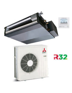 Climatizzatore Condizionatore Mitsubishi Canalizzabile SEZ-M60DA R32 21000 BTU INVERTER classe A/A+ CON COMANDO A FILO - Clim...