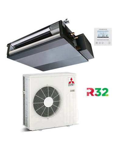 Climatizzatore Condizionatore Mitsubishi Canalizzabile SEZ-M60DA R32 21000 BTU INVERTER classe A/A+ CON COMANDO A FILO - Clim...