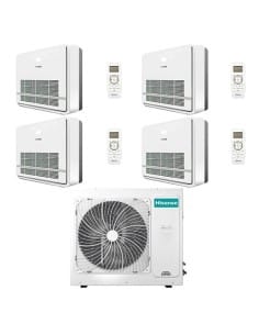 Climatizzatore Condizionatore Hisense Console Serie Turbo R32 Quadri Split Inverter 9000 + 9000 + 9000 + 9000 BTU con U.E. 5A... 2