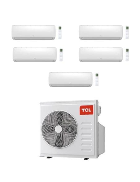 Climatizzatore Condizionatore TCL Elite serie F Wifi R32 Penta Split Inverter 9000 + 12000 + 12000 + 12000 + 12000 BTU con U....