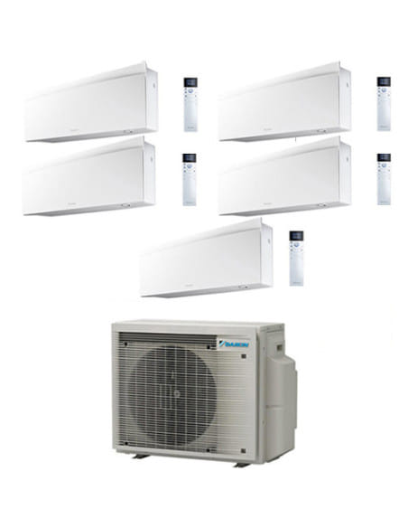 Climatizzatore GARANZIA ITALIA Daikin EMURA Penta Split Inverter 9000 + 9000 + 12000 + 12000 + 12000 BTU con U.E. 5MXM90A Cla...