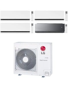 Climatizzatore Condizionatore LG Dualcool Deluxe + Artcool Mirror AI AIR R32 Wifi Quadri Split inverter 9000 + 9000 + 9000 + ... 2