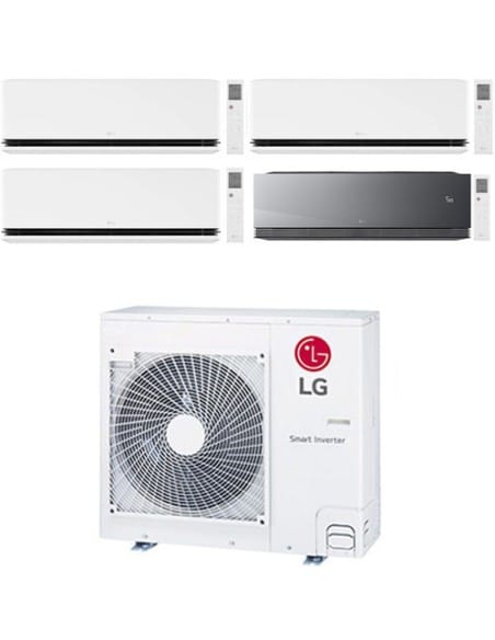 Climatizzatore Condizionatore LG Dualcool Deluxe + Artcool Mirror AI AIR R32 Wifi Quadri Split inverter 9000 + 9000 + 9000 + ...