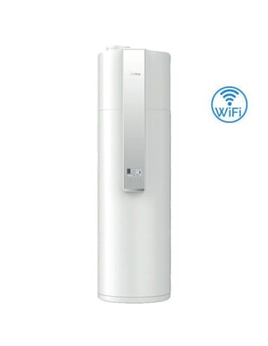 Scaldacqua a pompa di calore Murale per produzione acqua calda sanitaria Midea serie RSJ-09/150RDN7-B1 da 150L Gas R290 Class...