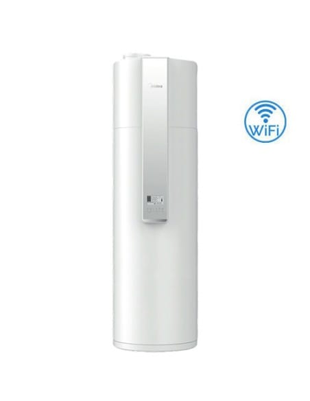 Scaldacqua a pompa di calore Murale per produzione acqua calda sanitaria Midea serie RSJ-09/150RDN7-B1 da 150L Gas R290 Class...