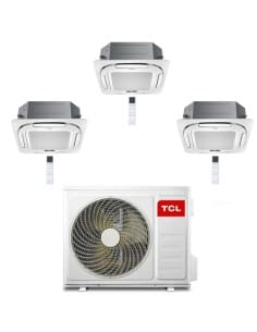 Climatizzatore Condizionatore TCL Cassetta 4 Vie Compact Wi-Fi R32 Trial Split Inverter 9000 + 12000 + 12000 BTU con U.E. MT2... 2