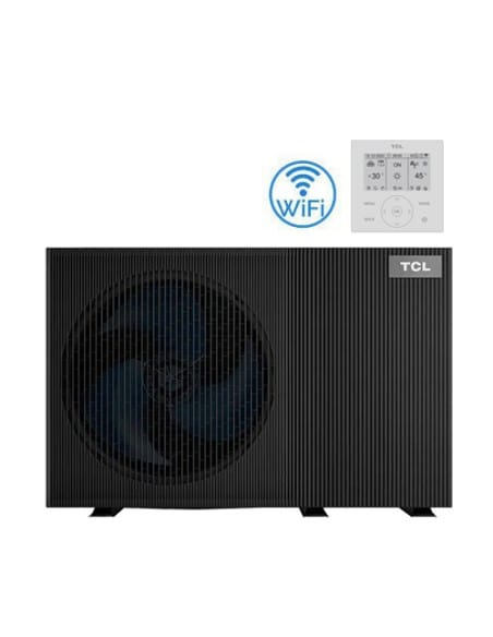 Pompa di calore monoblocco 12 kW Aria-Acqua Wi-Fi R290 TCL Tri-Thermal monofase HB12SP0 con comando a filo per riscaldamento/...
