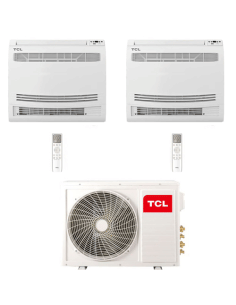 Climatizzatore Condizionatore TCL Console Pavimento Wi-Fi R32 Dual Split Inverter 9000 + 18000 BTU con U.E. MT1821 NOVITÁ Cla... 2