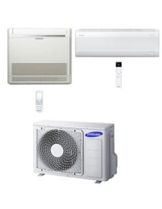 Climatizzatore Condizionatore Samsung Windfree Avant S2 WiFi + Console R32 Dual Split Inverter 7000 + 9000 BTU con U.E. AJ040...