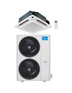 Climatizzatore Condizionatore Midea Cassetta 4 vie Slim R32 Trifase 48000 BTU MCD2-48HRFNX(GA) INVERTER Classe A++/A+ - Climaway