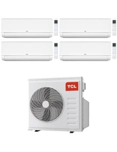 Climatizzatore Condizionatore TCL BreezeIN serie P9 Wifi R32 Quadri Split Inverter 9000 + 12000 + 12000 + 12000 BTU con U.E. ... 2