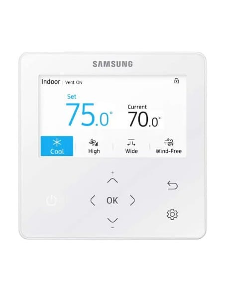 Climatizzatore Condizionatore Samsung Canalizzabile a bassa prevalenza Dual split Inverter R32 12000 + 12000 BTU con U.E. AJ0...