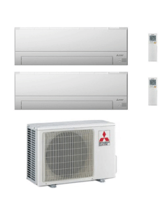 Climatizzatore Condizionatore Mitsubishi MSZ-BT Wifi R32 Dual Split Inverter 7000 + 12000 BTU con U.E. MXZ-2F53VF NOVITÁ Clas... 2
