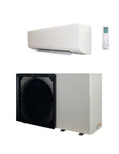 PDC Daikin + 4 unità interne idroniche a parete alta (split) con telecomandi wireless - Primo Avviamento Incluso - Climaway
