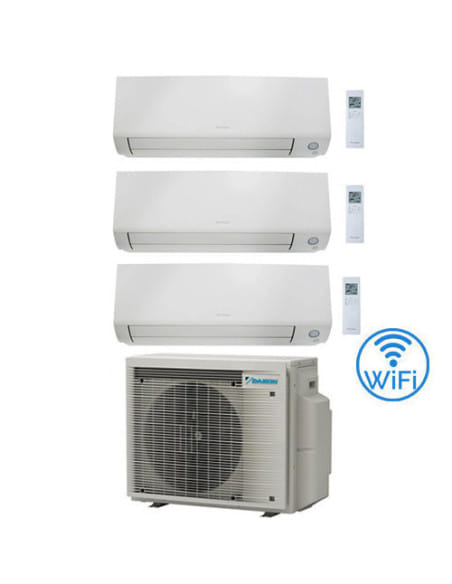 Climatizzatore GARANZIA ITALIA Daikin Perfera All Seasons Wifi Trial Split Inverter 9000 + 12000 + 18000 BTU con U.E. 3MXM68A...