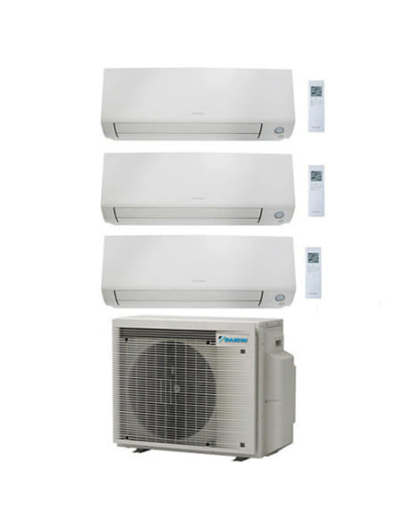 Climatizzatore GARANZIA ITALIA Daikin Perfera All Seasons Wifi Trial Split Inverter 9000 + 12000 + 18000 BTU con U.E. 3MXM68A...