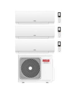 Climatizzatore Condizionatore Riello AARIA PLUS I Wi-Fi Trial Split Inverter R32 9000 + 9000 + 18000 BTU con U.E AARIA MULTI ... 2
