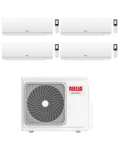 Climatizzatore Condizionatore Riello AARIA PLUS I Wi-Fi Quadri Split Inverter R32 9000 + 12000 + 12000 + 12000 BTU con U.E AA... 2