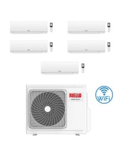 Climatizzatore Condizionatore Riello AARIA PLUS I Wi-Fi Penta Split Inverter R32 9000 + 9000 + 9000 + 9000 + 12000 BTU con U....