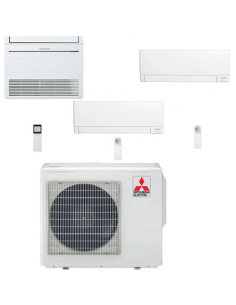 Climatizzatore Condizionatore Mitsubishi Pavimento Serie M MFZ-KT VGK + MSZ-AY WiFi Trial Split Inverter 9000 + 12000 + 12000... 2