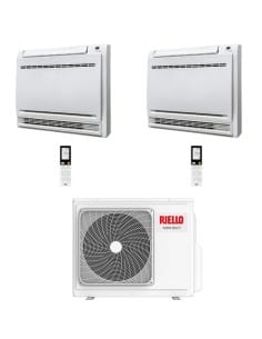 Climatizzatore Condizionatore Riello Console Dual Split Inverter R32 9000 + 9000 BTU con U.E AARIA MULTI 250 PI Classe A++/A+... 2