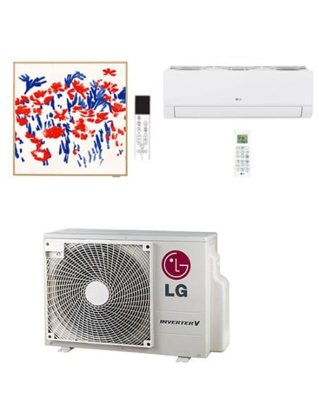 Climatizzatore Condizionatore LG Dualcool Libero Smart + Artcool Gallery PHOTO WiFi R32 Dual Split Inverter 12000 + 12000 BTU...