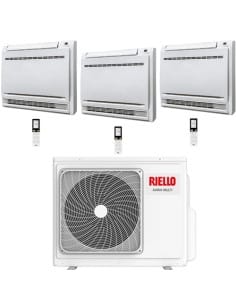 Climatizzatore Condizionatore Riello Console Trial Split Inverter R32 12000 + 12000 + 12000 BTU con U.E AARIA MULTI 485 PI Cl...