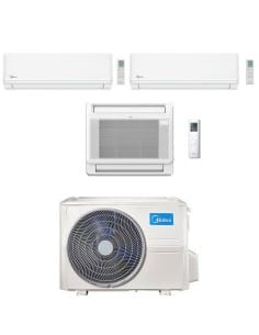 Climatizzatore Condizionatore Midea Evolution WiFi + Console Pavimento R32 Trial 9000 + 12000 + 12000 BTU con U.E. M3OA-27HFN...