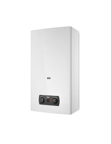 Scaldacqua Scaldabagno murale a gas Riello Acquafun2 LN P 14 litri di tipo Low NOx a gas GPL camera aperta 20213225 Classe A ...
