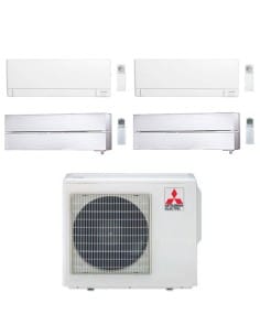 Climatizzatore Condizionatore Mitsubishi MSZ-AY + Kirigamine Style Bianco Perla Wifi R32 Quadri Split Inverter 9000 + 9000 + ... 2