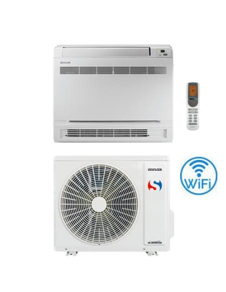Climatizzatore Condizionatore Sinclair Console Pavimento Wi-Fi 9000 BTU ASP-09BI INVERTER R32 classe A++/A+ - Climaway