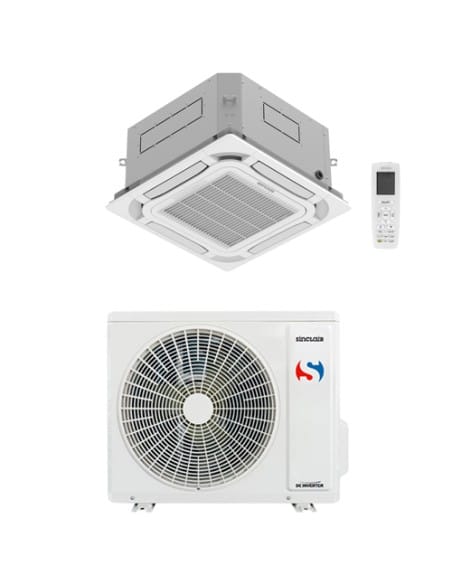 Climatizzatore Condizionatore Sinclair Cassetta a 4 Vie 60x60 12000 BTU ASC-12BI2 INVERTER R32 classe A++/A+ - Climaway
