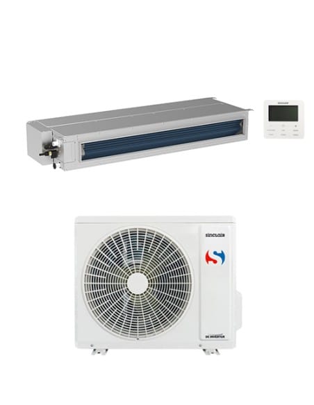 Climatizzatore Condizionatore Sinclair Canalizzato 12000 BTU ASD-12BI2 INVERTER R32 classe A++/A+ - Climaway