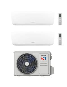 Climatizzatore Condizionatore Sinclair Sky Dual Split Inverter R32 12000 + 18000 BTU con U.E MZ-3E27BIE Classe A++/A+ - Climaway 2