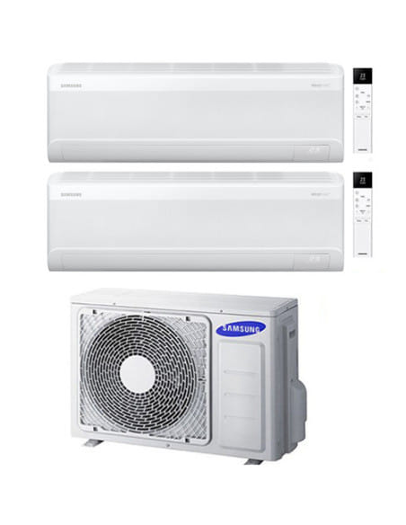 Climatizzatore Condizionatore Samsung Windfree Avant S2 R32 Wifi Dual Split Inverter 12000 + 12000 BTU con U.E. AJ052TXJ3KG/E...