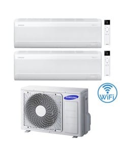 Climatizzatore Condizionatore Samsung Windfree Avant S2 R32 Wifi Dual Split Inverter 12000 + 12000 BTU con U.E. AJ050TXJ2KG/E...