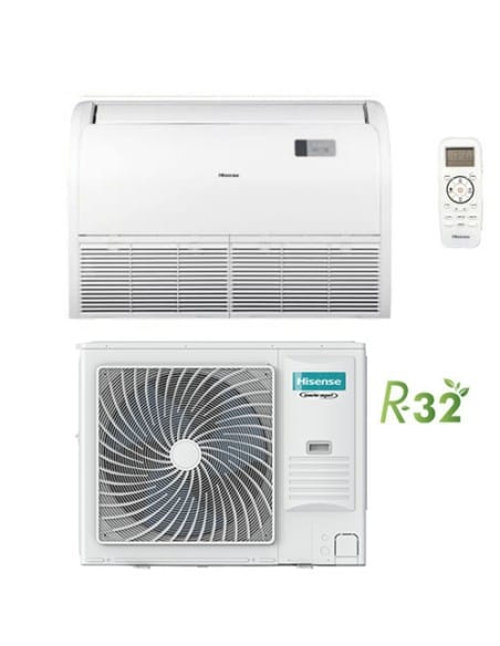 Climatizzatore Condizionatore Hisense Pavimento Soffitto R32 36000 BTU AUV105UR4RC8 INVERTER Classe A++/A+ - Climaway