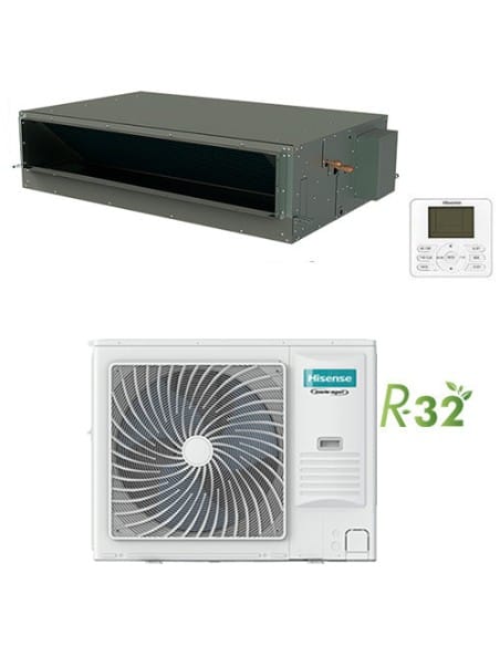Climatizzatore Condizionatore Hisense Canalizzabile R32 Trifase 60000 BTU AUD175UX4REH8 INVERTER - Climaway