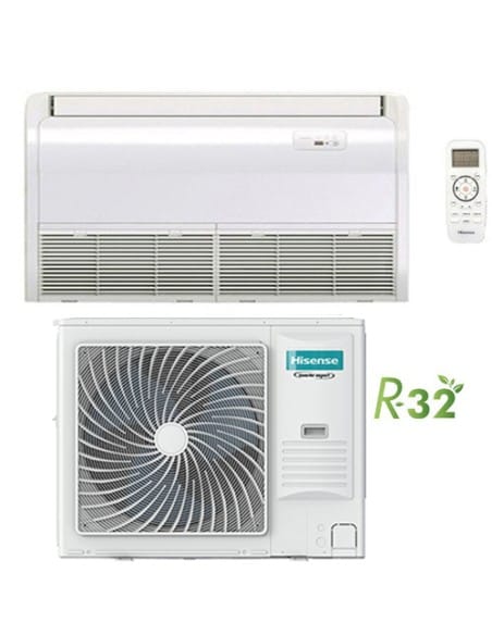 Climatizzatore Condizionatore Hisense Pavimento Soffitto R32 60000 BTU AUV175UR4RC8 INVERTER - Climaway