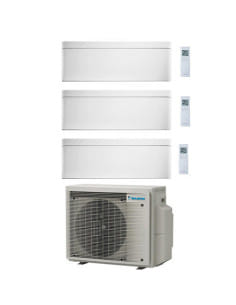 Climatizzatore GARANZIA ITALIA Daikin Stylish Bianco WiFi Trial Split Inverter 9000 + 9000 + 12000 BTU con U.E. 3MXM68A8 Clas... 2