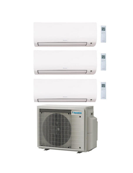 Climatizzatore GARANZIA ITALIA Daikin Comfora WIFI INCLUSO Trial Split Inverter 9000 + 9000 + 12000 BTU con U.E. 5MXM90A9 Cla...