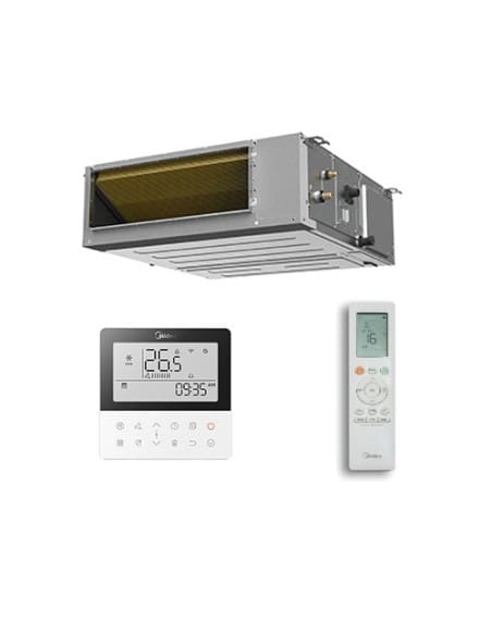 Climatizzatore Condizionatore Midea Canalizzato A7 Penta Split Inverter 9000 + 9000 + 9000 + 12000 + 12000 BTU con U.E. M5OE-...